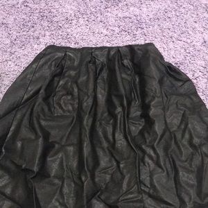 Leather skirt